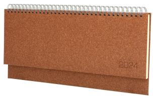 Opakowanie Terminarz 2024 leżący Natura brąz