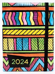 Opakowanie Terminarz 2024 tygodniowy A6 Lakier MIX