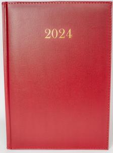 Opakowanie Terminarz 2024 tygodniowy B5 Divas bordowy