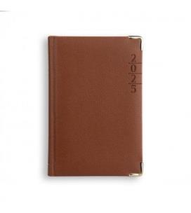Opakowanie Terminarz 2025 B6 Lux złocony brązowy