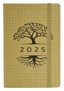 Opakowanie Terminarz 2025 Bioeco B6 dzienny  z gumką