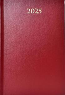 Opakowanie Terminarz 2025 dzienny A5 Divas bordowy