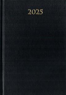 Opakowanie Terminarz 2025 dzienny A5 Divas czarny