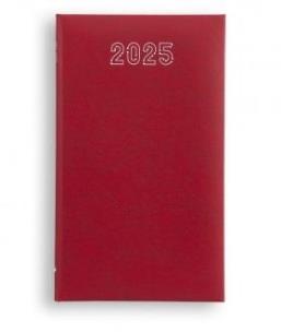 Opakowanie Terminarz 2025 Standard tygodniowy - czerwony