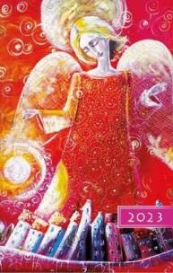 Opakowanie Terminarz Anioł kolorowy A5 r. 2023