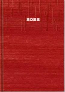 Opakowanie Terminarz Milano czerwony A5 r. 2023