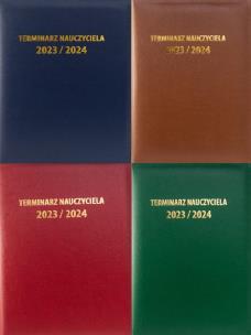 Opakowanie Terminarz Nauczyciela 2023/2024 B5 Tyg Vinyl MIX