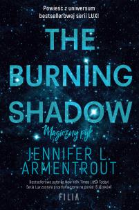 Okładka książki The Burning Shadow. Magiczny pył. Hype wyd. 2023