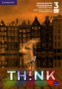 Think Level 3 Workbook with Digital Pack British English. Autor: Puchta Herbert, Stranks Jeff, Lewis-Jones Peter. Multiszop.pl Okładka książki Think Level 3 Workbook with Digital Pack British English