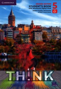 Think Level 5 Student's Book with Workbook Digital Pack British English. Autor: Puchta Herbert, Stranks Jeff, Lewis-Jones Peter. Multiszop.pl Okładka książki Think Level 5 Student's Book with Workbook Digital Pack British English