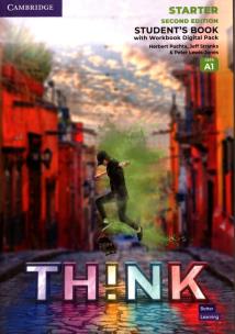 Think Starter Student's Book with Workbook Digital Pack British English. Autor: Puchta Herbert, Stranks Jeff, Lewis-Jones Peter. Multiszop.pl Okładka książki Think Starter Student's Book with Workbook Digital Pack British English