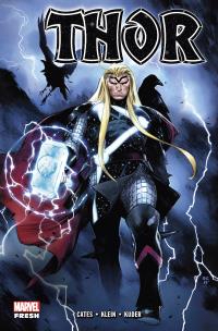Thor T.1. Autor: Cates Donny, Nic Klein, Aaron Kuder, Jacek Drewno. Multiszop.pl Okładka książki Thor T.1