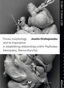 Okładka książki Thorax morphology and its importance...