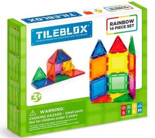 TILEBLOX ZESTAW TĘCZOWY 14 EL.. Wydawca: MAGFORMERS. Multiszop.pl Opakowanie TILEBLOX ZESTAW TĘCZOWY 14 EL.
