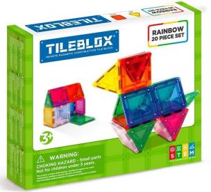 TILEBLOX ZESTAW TĘCZOWY 20 EL.. Wydawca: MAGFORMERS. Multiszop.pl Opakowanie TILEBLOX ZESTAW TĘCZOWY 20 EL.