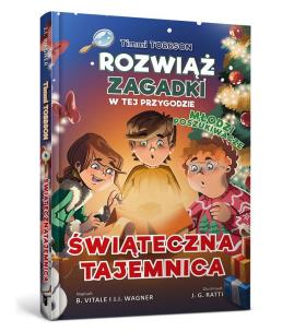 Timmi Tobbson Młodzi poszukiwacze Świąteczna tajemnica. Autor: Wagner J. I., Vitale B.. Multiszop.pl Okładka książki Timmi Tobbson Młodzi poszukiwacze Świąteczna tajemnica