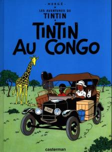 Okładka książki Tintin au Congo