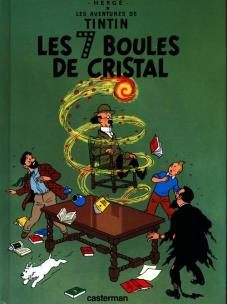 Okładka książki Tintin Les 7 boules de cristal