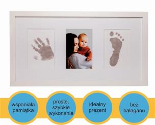 Opakowanie Tiny Memories - Potrojna ramka magic ink biała