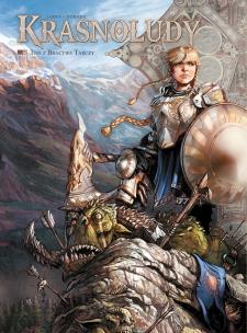Tiss z Bractwa Tarczy. Świat Akwilonu. Krasnoludy. Tom 5. Autor: Nicolas Jarry, Nicolas Demare. Multiszop.pl Okładka książki Tiss z Bractwa Tarczy. Świat Akwilonu. Krasnoludy. Tom 5