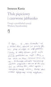 Okładka książki Tłuk pięściowy i czerwone jabłuszko. Uwagi o przekładach poezji Wisławy Szymborskiej