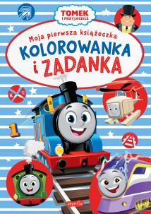 Okładka książki Tomek i przyjaciele. Moja pierwsza książeczka. Kolorowanka i zadanka