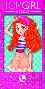 Okładka książki Top Girl Modelki. Książeczka telefon