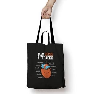 Opakowanie Torba bawełniana Mam serce literackie