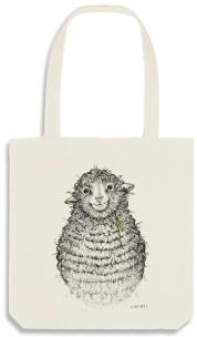 Torba bawełniana Owca Wollfried Szoperka na zakupy. Wydawca: Ligarti. Multiszop.pl Opakowanie Torba bawełniana Owca Wollfried Szoperka na zakupy