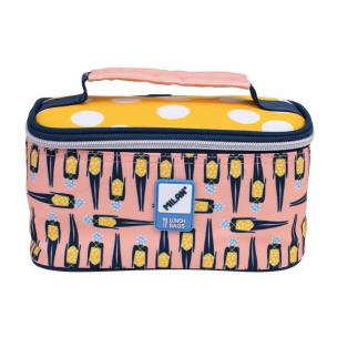 Opakowanie Torba termiczna Milan z pojemnikiem na lunch SWIMS 2 1.5I różowo - żółta