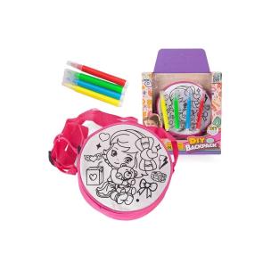 Torebka do pomalowania z pisakami DIY. Wydawca: Lena. Multiszop.pl Opakowanie Torebka do pomalowania z pisakami DIY