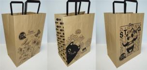 Opakowanie Torebka Kraft 250x345 L pionowa mix FRESH