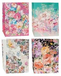 Opakowanie Torebka ozdobna 51x72x18cm szerokie dno mix