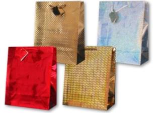 Opakowanie Torebka ozdobna hologram PL-6H średnia MIX