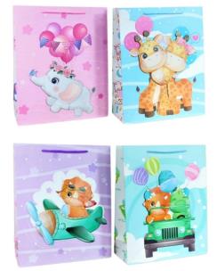 Opakowanie Torebka upominkowa 3D brokat JYWK 007 M