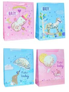 Opakowanie Torebka upominkowa 3D brokat JYWK 350 M