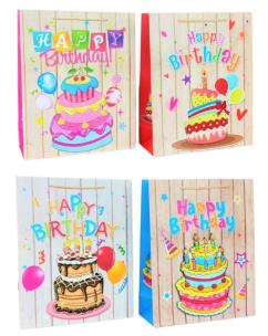 Opakowanie Torebka upominkowa 3D brokat JYWK018L