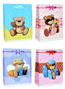 Opakowanie Torebka upominkowa 3D brokat JYWK071 S