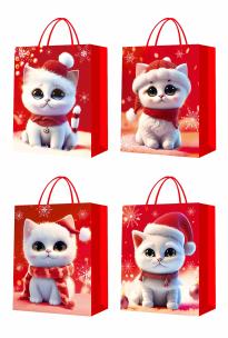 Opakowanie Torebka upominkowa L Boże Narodzenie MIX