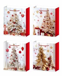 Opakowanie Torebka upominkowa L Boże Narodzenie MIX