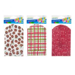 Torebki papierowe do pakowania MIX 8szt. Wydawca: Craft With Fun. Multiszop.pl Opakowanie Torebki papierowe do pakowania MIX 8szt