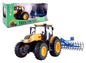 Traktor rolniczy z broną talerzową. Wydawca: Pro Kids. Multiszop.pl Opakowanie Traktor rolniczy z broną talerzową