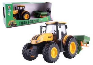 Traktor rolniczy z rozsiewaczem. Wydawca: Pro Kids. Multiszop.pl Opakowanie Traktor rolniczy z rozsiewaczem