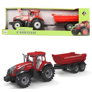 Opakowanie Traktor z czerwoną przyczepą