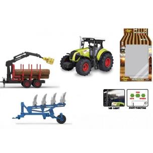 Opakowanie Traktor z dwiema przyczepami i dźwiękiem
