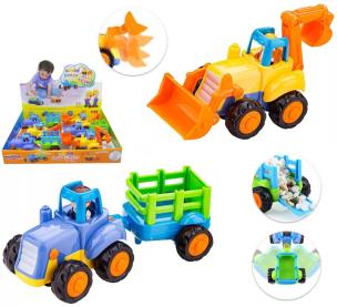 Opakowanie Traktor z przyczepą i koparką