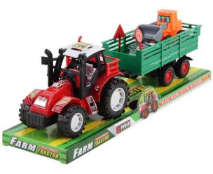 Opakowanie Traktor z przyczepą i spychaczem