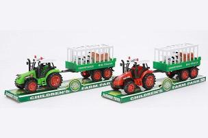 Opakowanie Traktor z przyczepą i zwierzętami
