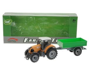 Opakowanie Traktor z przyczepą metalowy