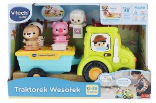 Traktorek Wesołek 61488. Wydawca: Vtech. Multiszop.pl Opakowanie Traktorek Wesołek 61488